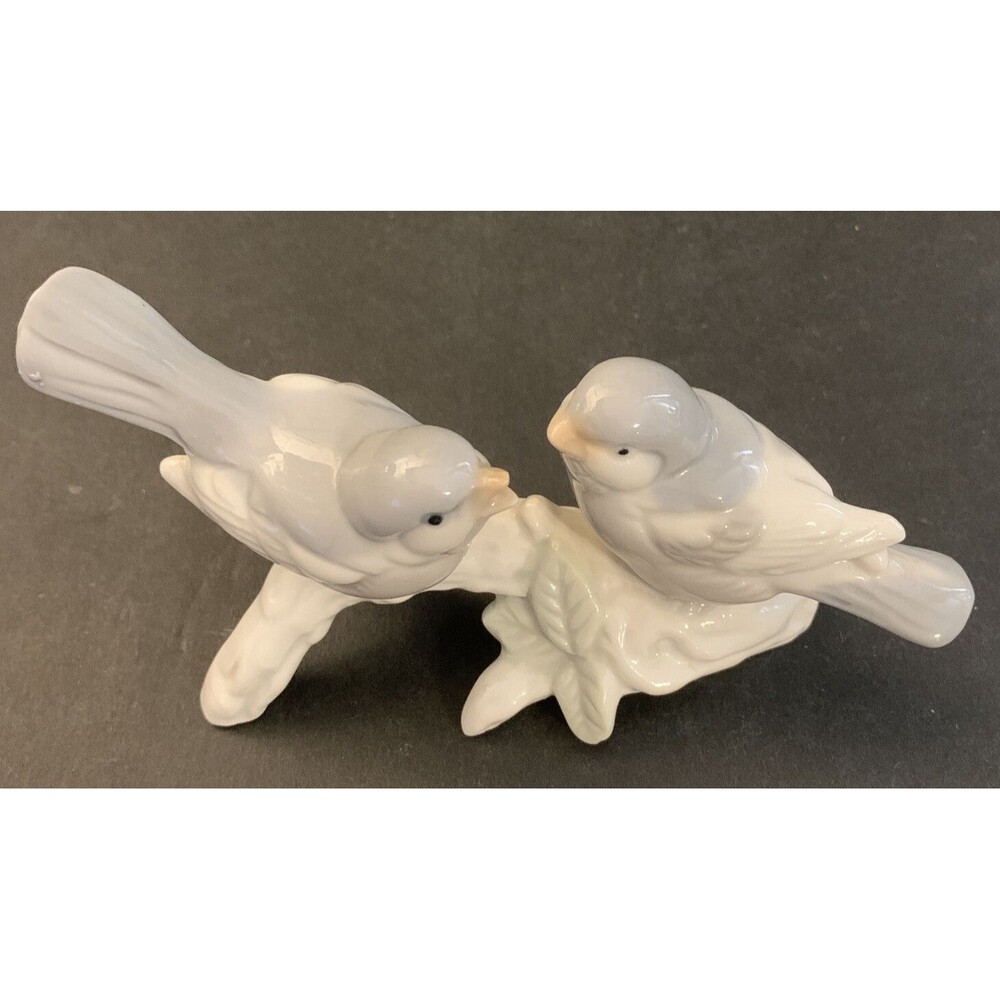 Vintage Otagiri Two Birds on a Branch Figurine Japan Blue Gray OMC Japan - Picture 2 of 8